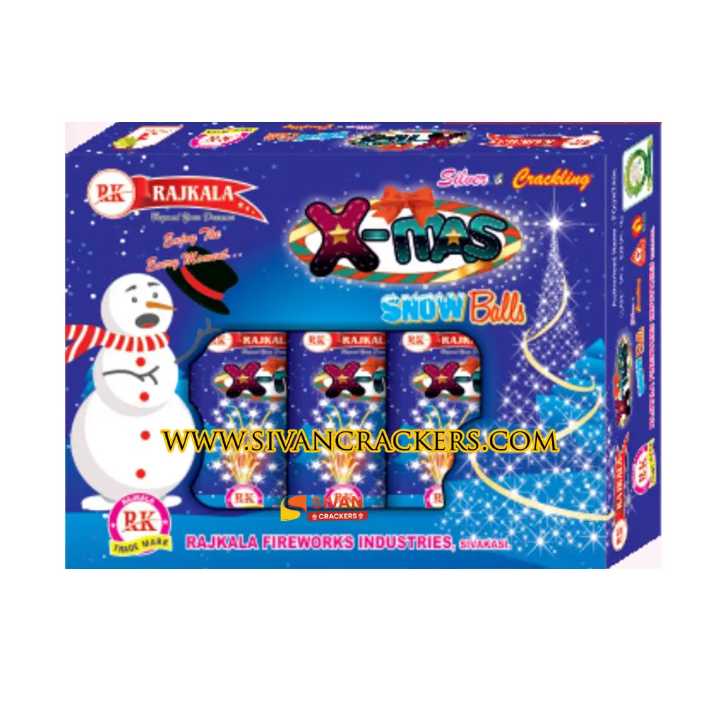 Xmas Snow White Balls image