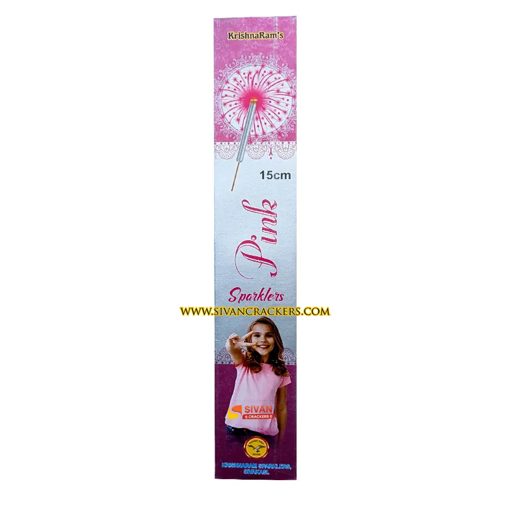 15 cm Pink color Sparklers  image