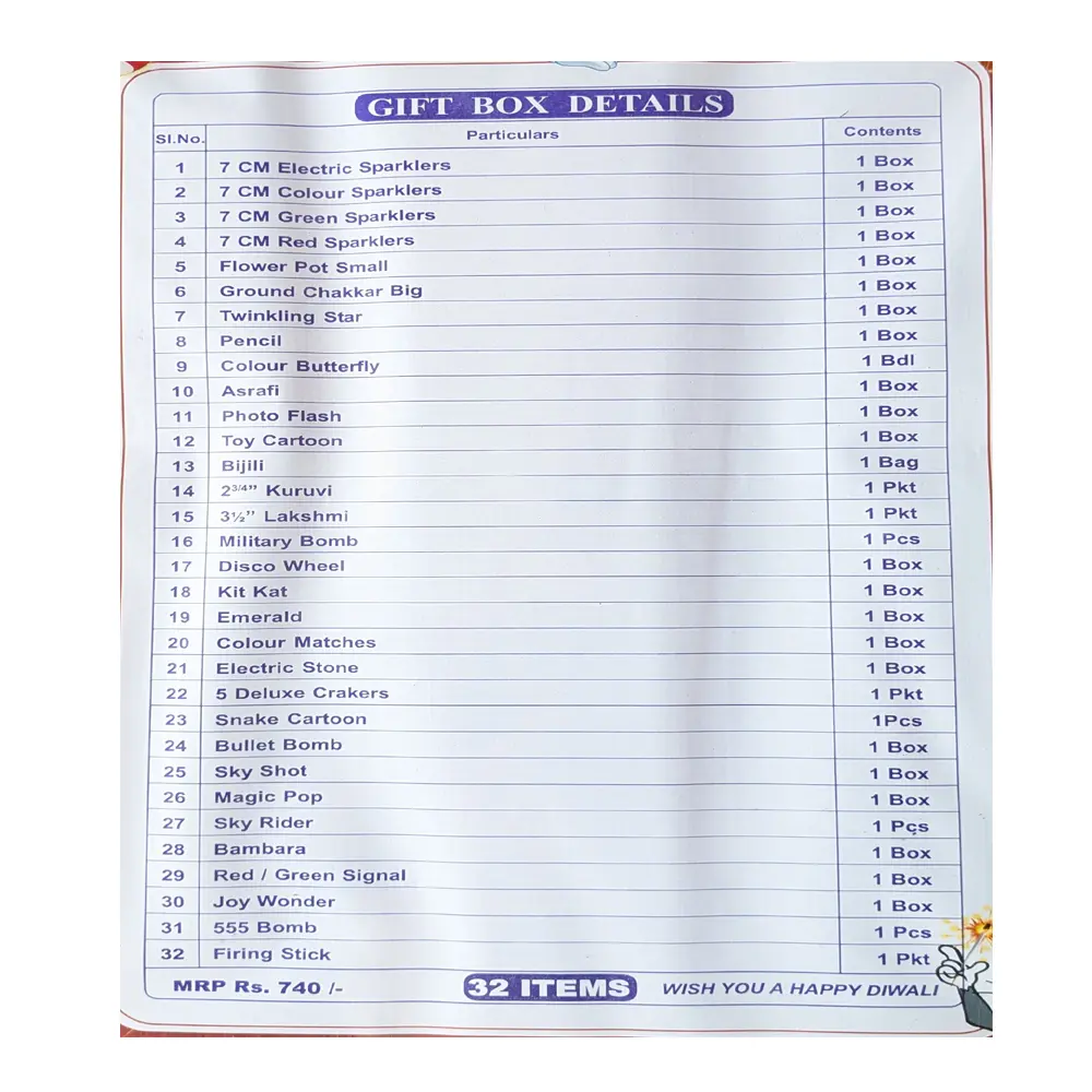 32 Item Gift box  image