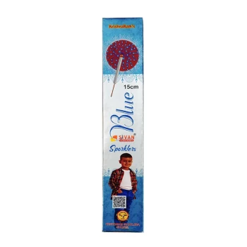 15 cm Blue color sparklers thumb image